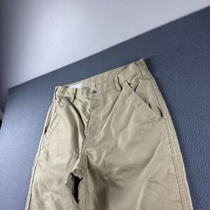 And Austin Pants Men's L Beige Baggy Wide Leg Button Fly LA Work Button Fly